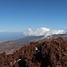 Blick Richtung Anagagebirge, links hinten erahnt man La Palma