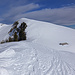 Blick vom Vorgipfel 1941 m zum Garten
