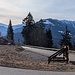 Rückblick beim Aufstieg mit dem Bike.