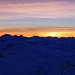 Auf dem Corn Vadret - zwar vor Sonnenaufgang aber bei einer wunderschönen Stimmung