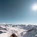 Was eine Sicht auf die lechtaler Alpen und das Rätikon und Verwall