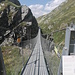 Hängebrücke.