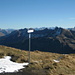 Blick in Richtung Allgäuer Alpen und Lechtaler Gipfel
