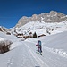 3ème et dernière montée de la journée...la terrasse du refuge est presque en vue !
