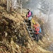 origineller Einstieg in die Bergwanderung auf Stotzigurmi