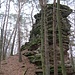 Rückblick auf den mittleren Hirschbergfelsen.