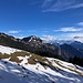 Hinüberblick zu Rigi Dossen und benachbarten Gipfeln