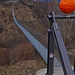 Hängebrücke über den Milibach: 260 m lang, 65 m hoch