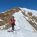 passaggio delicato per arrivare alla cima