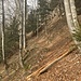 ... auf der auf swisstopo nicht eingezeichneten (hingegen auf Mapy.cz) Wegspur ...