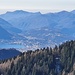 <b>Il golfo di Lugano visto dall'Alpe Pietrarossa.</b>