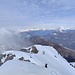 uscita sulla cresta sommitale
