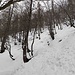salendo verso la Bocchetta di Prada