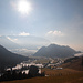Sonne und Dunst im Inntal
