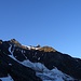 Oberhalb der Hütte lockt schon unser morgiges Gipfelziel