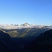 Am Alpenhauptkamm hängen noch ein paar Restwolken