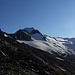 Oberhalb des Umbaltörl zeigt sich erstmals die Dreiherrenspitze