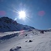 das Schwarzhorn nun in Sichtweite