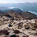 Tornati per un tratto sui nostri passi, abbiamo poi seguito il sentiero per la località «Tre Alberi», in un ambiente quasi «lunare»; nel Lago d’Orta si vede l’Isola di San Giulio.
