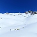 Im Anstieg Richtung Sattelhorn