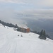 oberhalb Schönhalden, morgens ist noch Bewölkung da, die Churfirsten nicht zu sehen...