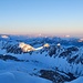 Gipfel in der ersten Sonne