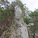 Unterwegs auf dem Schlossfelsen.