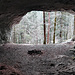 Im Innern der Grotte.