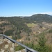 Blick vom Haberer-Turm nach Norden. Auf dem Berg hinten ist auch ein Aussichtsturm, der Buchkopf-Turm, über den ich bei hikr.org auch schon [tour161303 berichtet] habe.