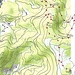 Karte mit der eingezeichneten Route (Kartengrundlage: opentopomap.org)