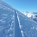 Gute Aufstiegsspur zum Rinerhorn 