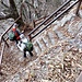 Caratteristica scalinata che dalla Madonna del Sasso scende a Pella