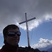 Selfie am Litzner bei nicht mehr ganz so schönem Wetter.