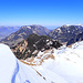Blick gegen die Drei Schwestern