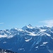 Walliser 4000-er: Weisshorn in Bildmitte