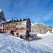 Die "erst" 1991 erbaute Lämmerenhütte gegen Abend