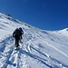 Tourengeher beim Aufstieg zur Koralm