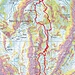 Routenverlauf (ab Les Maulatreys)<br /><br />Quelle: SchweizMobil