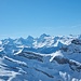 Walliser Gipfelparade mit der Dent Blanche im Zentrum