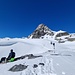 Mittagsimbiss in prächtiger Winterlandschaft