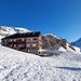 Lämmerenhütte im Morgenlicht kurz vor dem Abmarsch aufs Stäghorn