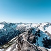 Ausblick nach Westen und die Tannheimer Berge und natürlich der anderen Allgäuer
