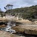 Das Tasman Blowhole hier eher auf Sparflamme...