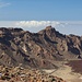 Ausblick nach Westen, hinter den Wolken versteckt sich La Gomera