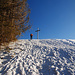 Am Gipfel hat es noch etwas Schnee