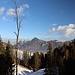Blick hinüber u den Chiemgauer Alpen