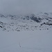 Lago gelato, purtroppo le nuvole nascondono le Levanne.