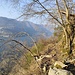 il percorso dopo Blevio, sui resti dell'antica strada