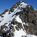 Blick zum Gipfelaufbau.
