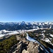 Gipfelblick vom Einstein (1866 m).